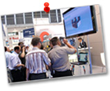 CADENAS tradeshow entertainment features at the Automatica 2010 with CAPTRON