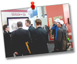 The tradeshow entertainment features at the i+e 2011 with Hugro